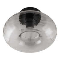 OSRAM Decor Vetro Fumé Soffitto E27 Nero