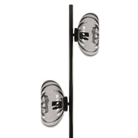OSRAM Decor Vetro Fumé Lampada da Terra 2xE14 Nero