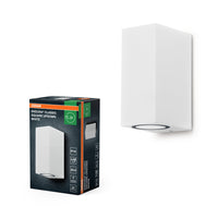 OSRAM ENDURA Square Updown lampada da parete esterna, bianca, GU10