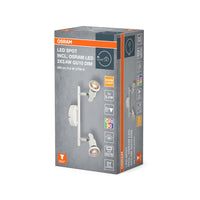 OSRAM LED SPOT GU10 Lampada da soffitto 2 x 3,4W, 460lm, bianco