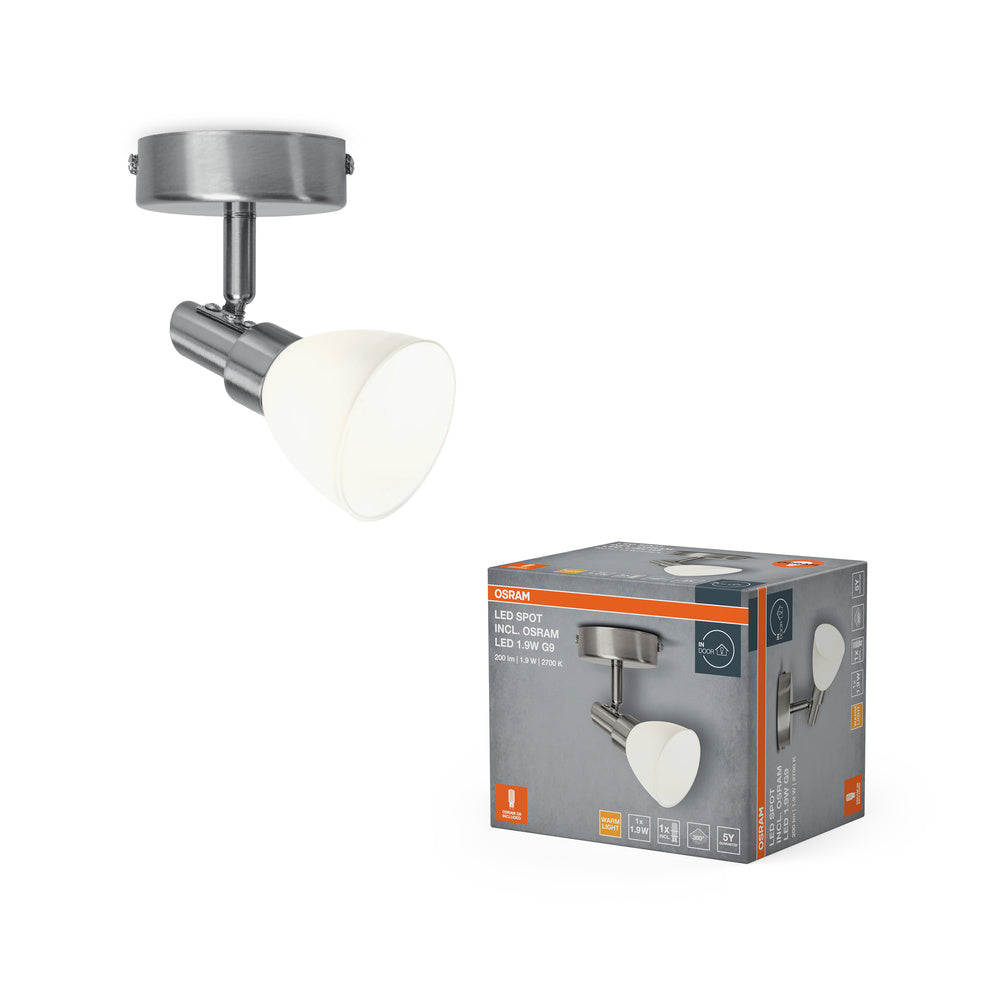 OSRAM LED SPOT G9 G9 1.9W, 200 lm, 2700 K, Bianco caldo
