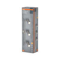 OSRAM LED SPOT ARGENTO SPAZZOLATO GU10 3 x 2.6W, 690 lm, 2700 K, Bianco caldo