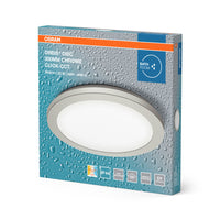 OSRAM ORBIS Disc lampada da soffitto per bagno 30cm 22W Click CCT IP44 cromo
