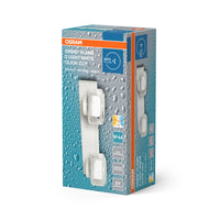 OSRAM ORBIS Fiamma Applique da bagno 11W Click CCT IP44 bianco