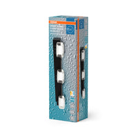 OSRAM ORBIS Flame Badezimmer Wandleuchte  16.5W Click CCT IP44 schwarz