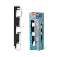 OSRAM ORBIS Fiamma Applique da bagno 16.5W Click CCT IP44 nero