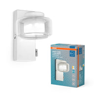 OSRAM ORBIS Fiamma Applique da bagno 5.5W Click CCT IP44 bianco