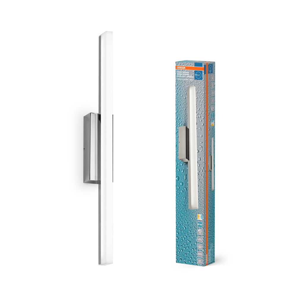 OSRAM Orbis Specchio Lampada da Specchio, Bagno, Click-CCT, 10W, 60cm, Cromo, IP44