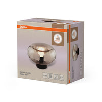 OSRAM Decor Vetro Fumé Tavolo E27 Nero