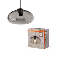 OSRAM Decor Smoke Glass Pendant E27 Black
