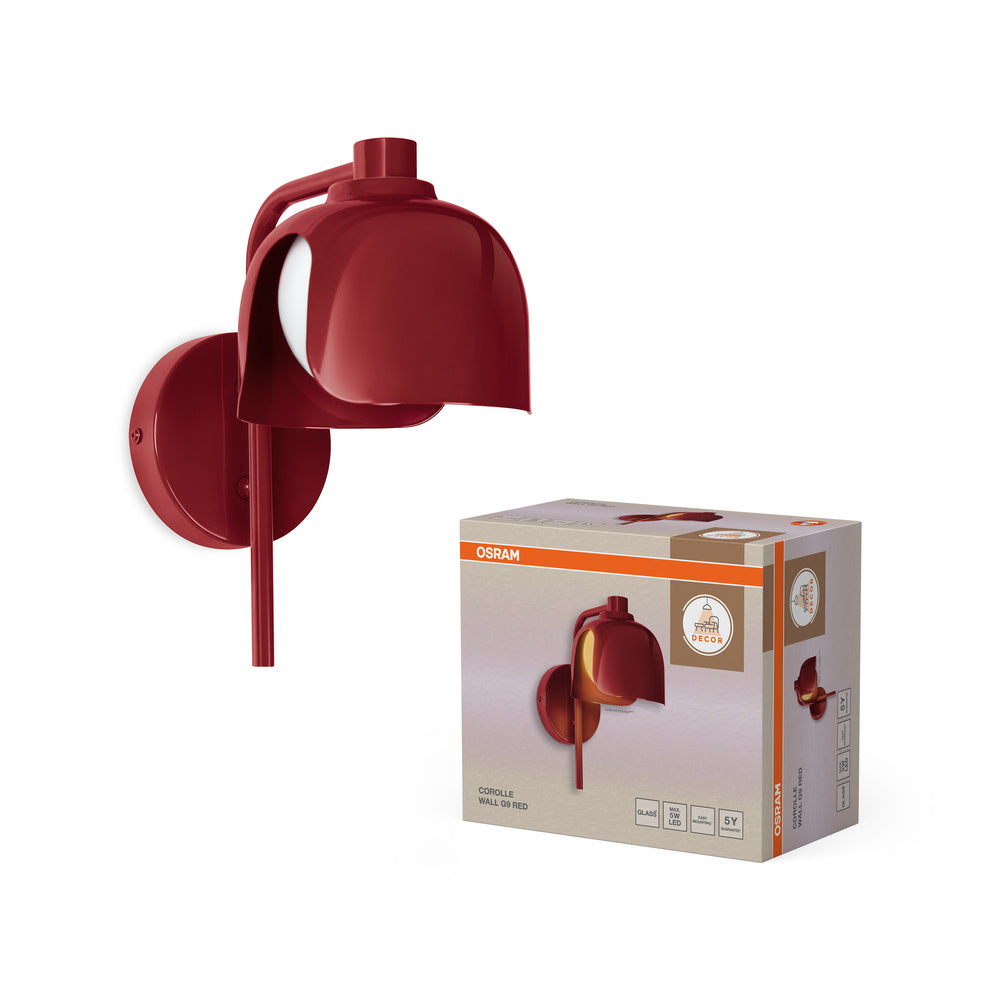 OSRAM Decor Corolle Parete G9 Rosso