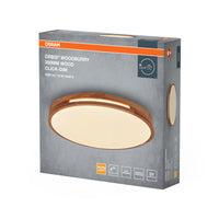 OSRAM ORBIS Woodburry Deckenleuchte dimmbar Click-DIM 16W 300mm Holz