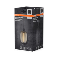 OSRAM Vintage 1906 PenduLum Needle Lampada a sospensione scura E27 grigia