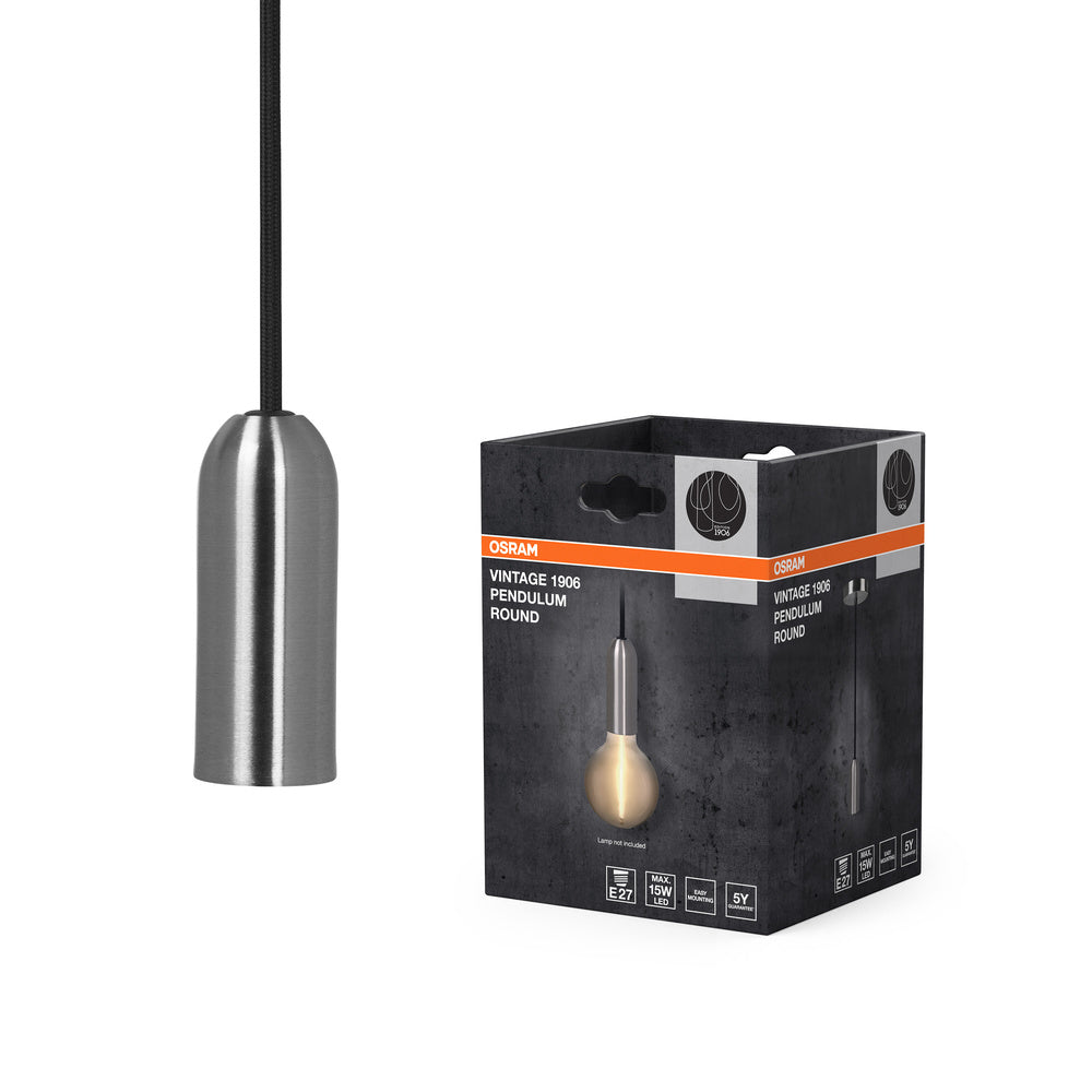 OSRAM Vintage 1906® Pendelleuchte ROUND E27, chrome