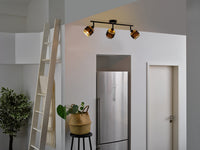 OSRAM DECOR Spot Hornet lampada da soffitto 3X2.8W, E14, 250lm, 2700K, nero