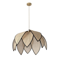 OSRAM DECOR Rattan Lotus Pendelleuchte E27 Braun