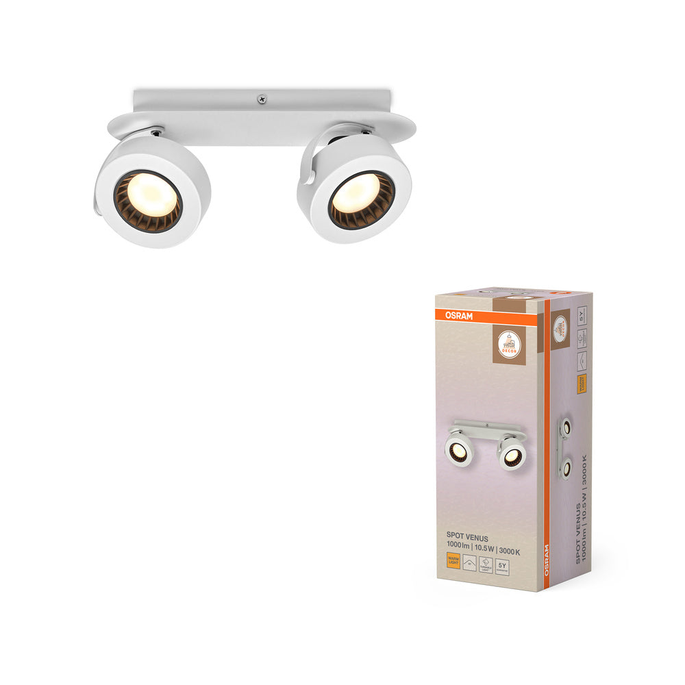 OSRAM DECOR SPOT VENUS lampada da soffitto, 10,5W, 450lm, bianco