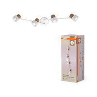 OSRAM DECOR SPOT CORK lampada da soffitto, 4 x 3,4W, 920lm, bianco