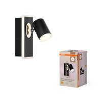 OSRAM DECOR SPOT MARS Applique da parete, Click Select, 16,5W, 540lm, nero