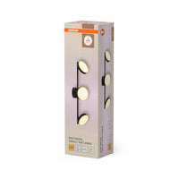 OSRAM DECOR Spot Moon lampada da soffitto nera, 3 faretti, 16W