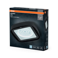 OSRAM Highbay Ufo lampada da soffitto, 130W, IP65, nero