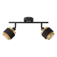 OSRAM DECOR Spot Hornet Deckenleuchte 2X2.8W, E14, 250lm, 2700K, Schwarz