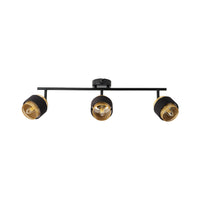OSRAM DECOR Spot Hornet lampada da soffitto 3X2.8W, E14, 250lm, 2700K, nero