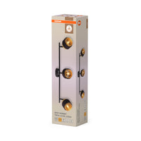OSRAM DECOR Spot Hornet lampada da soffitto 3X2.8W, E14, 250lm, 2700K, nero