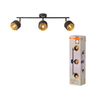 OSRAM DECOR Spot Hornet lampada da soffitto 3X2.8W, E14, 250lm, 2700K, nero