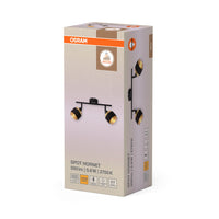 OSRAM DECOR Spot Hornet Deckenleuchte 2X2.8W, E14, 250lm, 2700K, Schwarz