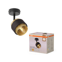 OSRAM DECOR Spot Hornet lampada da soffitto 1X2.8W, E14, 250lm, 2700K, nero