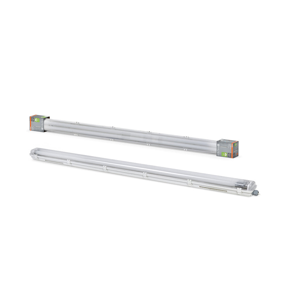 OSRAM SUBMARINE Lampada per ambienti umidi PCR 150 2 X 20W 840 G13 T8, 4600 lm, 4000 K, Bianco freddo