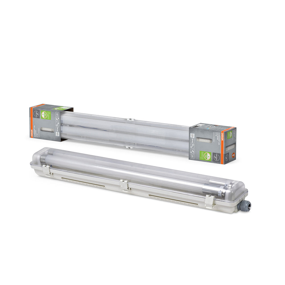 OSRAM SUBMARINE Feuchtraumleuchte PCR 60 2 X 7W 840 G13 T8, 1600 lm, 4000 K, Kaltweiß
