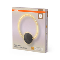 OSRAM DECOR Aura Applique da parete, 10W, 3000K, 800lm, Click Select