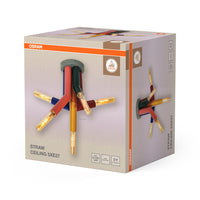 OSRAM DECOR Lampada da soffitto Straw, 5 fiamme, E27, Multicolore