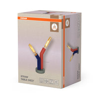 OSRAM DECOR Lampada da tavolo Straw, 2 fiamme, E27, Multicolore