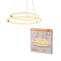 OSRAM DECOR Aura 2-teilige Pendelleuchte, 3000K, 21W, 2400lm, Click DIM