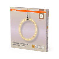 OSRAM DECOR Aura Lampada a sospensione verticale, 18W, 3000K, 2000lm, Click DIM