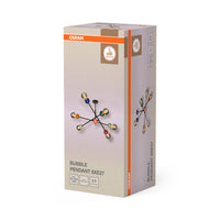 OSRAM DECOR Lampada a sospensione Bubble, 6 fiamme, E27, Multicolore