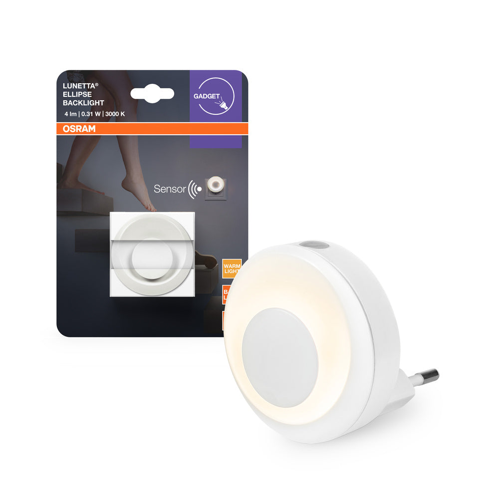 OSRAM LUNETTA RETROILLUMINAZIONE ELLISSE Luce notturna Bianca