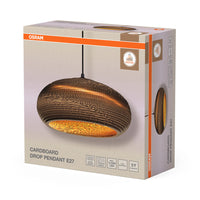 OSRAM DECOR Lampada a sospensione Decor Cardboard Drop marrone, E27