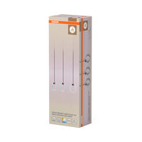 OSRAM DECOR Lampada a sospensione Circle, 3 pendenti, 20W, Click CCT Nero