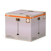 OSRAM DECOR Lampada da terra Decor Cardboard Square marrone, E27