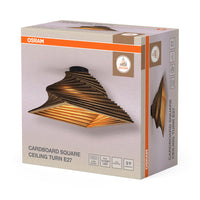 OSRAM DECOR Lampada da soffitto Decor Cartone Quadrato Girevole marrone