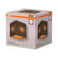OSRAM DECOR Lampada da soffitto Decor Cartone Quadrato marrone, E27