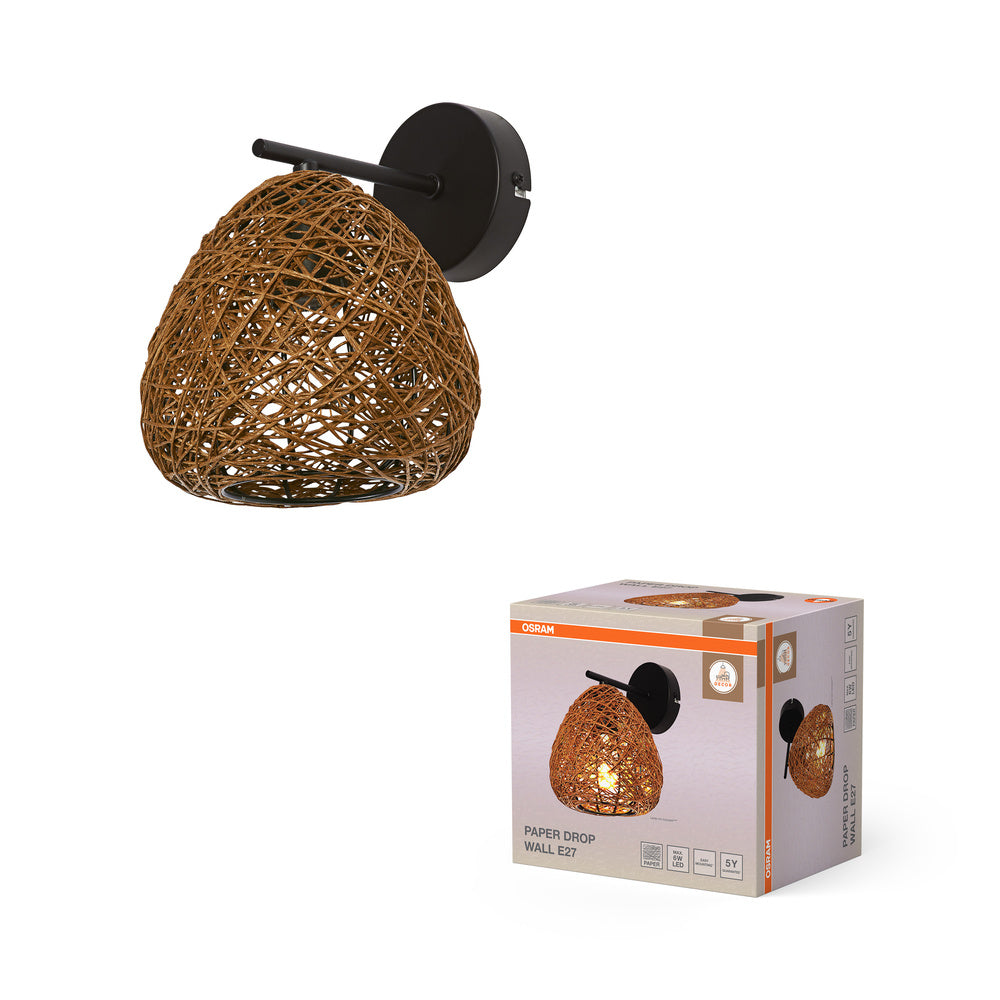 OSRAM DECOR Lampada da parete Paper Drop 1xE27 Beige