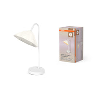 OSRAM DECOR Lampada da tavolo Decor Lotus Leaf bianca, E14, dimmerabile