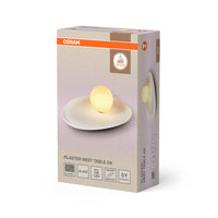 OSRAM DECOR Plaster Nido Tavolo Lampada da tavolo 1xG9 Bianco