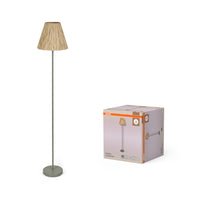 OSRAM DECOR Lampada da terra Decor Raffia verde-marrone, E27, 300 mm