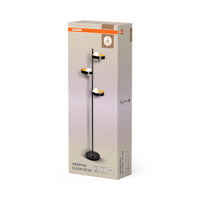 OSRAM DECOR Memphis lampada da terra, nero/oro, attacco G9